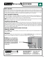 Preview for 24 page of Wood Stone MT. ADAMS WS-MH-5-W-IR Installation And Operation Manual