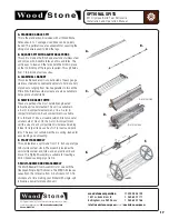 Preview for 17 page of Wood Stone MT. OLYMPUS WS-SFR Installation And Operation Manual