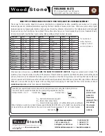 Preview for 19 page of Wood Stone MT. OLYMPUS WS-SFR Installation And Operation Manual