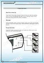 Preview for 4 page of Woodbridge B0950S/V8300 Installation And Care Manual