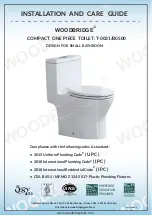 Woodbridge T-0031/B0500 Installation And Care Manual preview