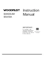 Preview for 1 page of WoodFast BS450A Instruction Manual