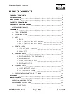 Preview for 3 page of Woodland Mills BANDSAW BLADE SHARPENER Operator'S Manual