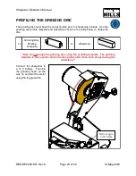 Preview for 26 page of Woodland Mills BANDSAW BLADE SHARPENER Operator'S Manual