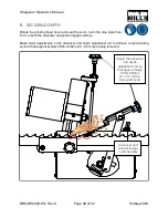 Preview for 40 page of Woodland Mills BANDSAW BLADE SHARPENER Operator'S Manual