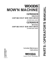 Preview for 1 page of Woods 872311G Parts & Operators Manual