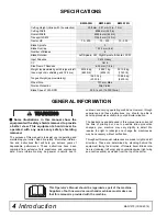 Preview for 4 page of Woods BATWING BW20.50QE Operator'S Manual