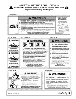 Preview for 9 page of Woods BATWING BW20.50QE Operator'S Manual