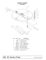 Preview for 54 page of Woods BATWING BW20.50QE Operator'S Manual