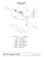 Preview for 74 page of Woods BATWING BW20.50QE Operator'S Manual