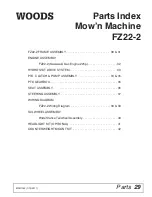 Preview for 29 page of Woods MOW'N MACHINE FZ22-2 Operator'S Manual