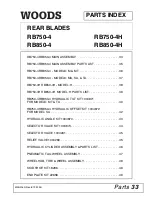 Preview for 33 page of Woods RB750-4 Operator'S Manual