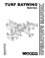 Woods TURF BATWING TBW12.20 Operator'S Manual preview