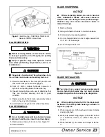 Preview for 23 page of Woods Turf Batwing TBW144 Operator'S Manual