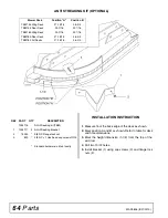 Preview for 64 page of Woods Turf Batwing TBW144 Operator'S Manual