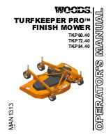 Preview for 1 page of Woods TURFKEEPER PRO TKP60.40 Operator'S Manual