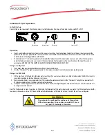 Preview for 10 page of Woodson W.HFC Series Specification, Installation And Operation Manual