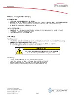 Preview for 11 page of Woodson W.HFC Series Specification, Installation And Operation Manual