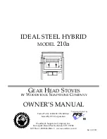 Woodstock Soapstone Ideal Steel Hybrid 210a Owner'S Manual preview