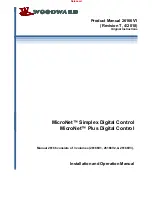 Preview for 1 page of Woodward MicroNet Plus Installation And Operation Manual