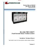 Preview for 1 page of Woodward MicroNet TMR 5009FT Installation And Hardware Manual