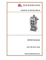 Woodward UG-10 Dial Installation And Operation Manual preview