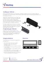 Preview for 3 page of Woodway Multi-Link Installation Manual