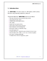 Preview for 3 page of WOOSIM WSP-DT380 Operator'S Manual