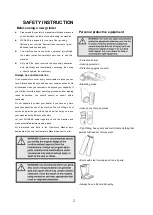 Preview for 2 page of Worker WKG180T Operator'S Manual