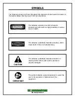 Preview for 3 page of WORKMASTER GO-A13-HA Operator'S Manual