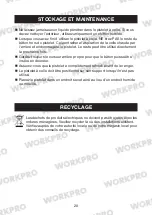 Preview for 20 page of WorkPro W099030AP Original Operating Instructions