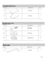 Preview for 2 page of World Market 589815 Assembly Instructions