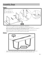 Preview for 4 page of World Market 589815 Assembly Instructions