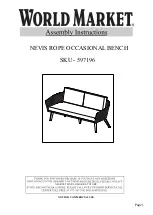 World Market 597196 Assembly Instruction Manual preview