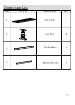 Preview for 2 page of World Market Avila 602536 Assembly Instructions Manual