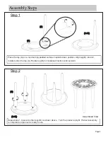 Preview for 4 page of World Market ESMEE 556655 Assembly Instructions