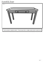 Preview for 5 page of World Market KIRAN DESK 556206 Assembly Instructions Manual