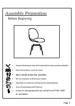 Preview for 4 page of World Market VIVIAN CHAIR 556233 Assembly Instructions Manual