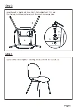 Preview for 6 page of World Market VIVIAN CHAIR 556233 Assembly Instructions Manual