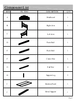 Preview for 2 page of World Market Zarah 536681 Assembly Instructions Manual