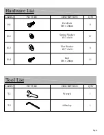 Preview for 3 page of World Market Zarah 536681 Assembly Instructions Manual