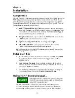 Preview for 4 page of Worth Data 802 RF User Manual