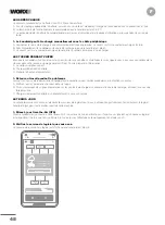 Preview for 48 page of Worx 2007008000702 Owner'S Manual
