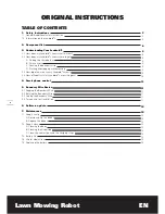 Preview for 2 page of Worx Landroid M Series Original Instructions Manual