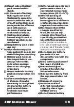 Preview for 10 page of Worx LEAFJET 4101821 Original Instructions Manual