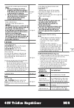 Preview for 83 page of Worx LEAFJET 4101821 Original Instructions Manual