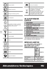 Preview for 64 page of Worx PowerShare WX371.5 Original Instructions Manual