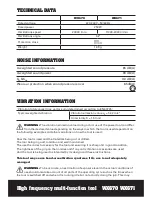 Preview for 7 page of Worx Sonicrafter WX671 Safety And Operating Manual