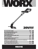 Preview for 1 page of Worx WG154E Original Instructions Manual