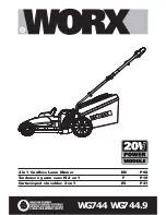 Preview for 1 page of Worx WG744 Operator'S Manual